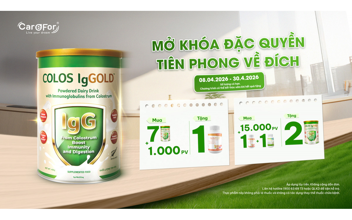 ƯU ĐÃI THÁNG 4/2026 TỪ CARE FOR VIỆT NAM