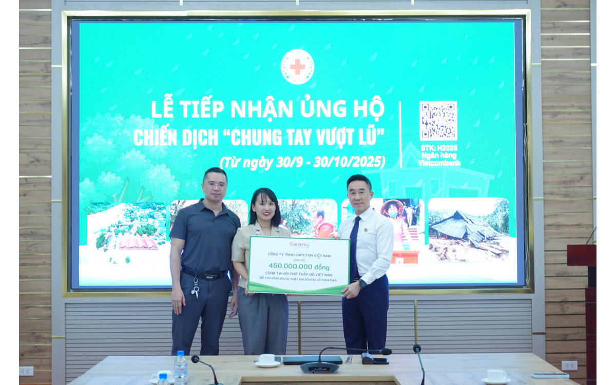 CARE FOR VIỆT NAM HỖ TRỢ KHẨN CẤP KHẮC PHỤC CƠN BÃO SỐ 11 NĂM 2025