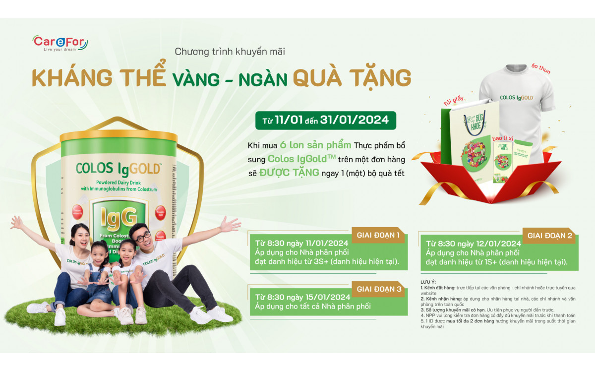 Chương trình: “Kháng thể vàng - Ngàn quà tặng”